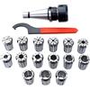 Luzhengyang Set di pinze 3-25 mm NT40-ER32 Molla Mandrino Chiave Tornio CNC