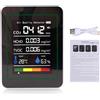 Kavolet Rilevatore di CO2 HCHO TVOC, Misuratore di Temperatura e umidità con Schermo a Colori Portatile per Veicoli Ufficio Domestico, Monitor Ambientale Domestico Intelligente per Camera Letto e