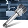 Acouto Collet Chuck Porta Ad Alta velocità in Acciaio Ad Alta velocità Stinco Mandrino Per la china Per Fresatura Mta2-ER25 Installare C Collet Chuck HolderEr25 Holderspindle Shanktaper