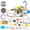 Generic Sega lapidaria per gioielli e rocce, mini sega da tavolo per attrezzatura lapidaria da 750 W per la lavorazione del legno di giada e agata, velocità regolabile 800-11.000 giri/min, Wood Crafting Kit