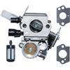 LIWaaGe Adatto for MS171 MS181 MS211 C1Q-S269 C1Q S123B Kit filtro olio for guarnizione carburatore motosega a due tempi