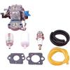 LIWaaGe Adatto for kit guarnizione tubo flessibile carburatore motosega Hus 455 E Rancher 460