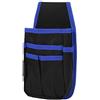 WAHEWUD Borsa per Attrezzi Hardware, Organizzatore di Attrezzi Hardware Comodamente con Tasche Multiple Indipendenti Grande Capacità, Cintura in Vita Regolabile per Elettricisti (Blue Border)