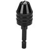 Aolidsive Adattatore per Mandrino per Trapano per Cacciavite Elettrico a Rapido, Lega di Alluminio con Pinza a Tre Griffe per Utensili Pneumatici Ed Elettrici (H01455)