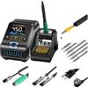 YuqiaoTime FNIRSI DWS-200 200W Potenza ripagata Riscaldamento Saldatore Staion C210 C245 Maniglia in Ferro Saldatura Elettronica Stazione di Rilavorazione di Saldatura (DWS-200 F245-6 Tips)
