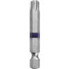 WOLFPACK Punte lunghe Cacciavite Torx T40 (2 pezzi). Acciaio S2 al cromo vanadio. Punte esagonali, punte,