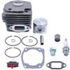 LIWaaGe Adatto for Hus 372 XP 362 365 371 Kit cilindro pistone superiore motosega 50mm 503818001