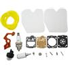 UHESWQ Misura for McCULLOCH CS340 CS380 Motosega Linea Del Gas Primer Lampadina Candela Set Servizio di Pezzi di Ricambio Carb Kit Aria Filtro Del Carburante