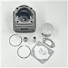 DORFEY Pistone a cilindro singolo e doppio da 43 mm, 45 mm e 45,2 mm for motoseghe a gas cinesi da 4500, 5200, 5800, 45 cc, 52 cc, 58 cc, attrezzi da giardino.(4500 43mm Single)