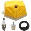DORFEY Kit candela filtro aria carburante adatto for motosega HUS 51, 55, 55 for Ran-cher 503 60 83-01, 503608301, 503898101