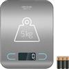 Cecotec CookControl - Bilancia da cucina digitale di alta precisione, piattaforma in acciaio inox, anti-impronta, design ultrasottile, display LCD, capacità massima di 5 kg, precisione di 1 g