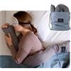 Good Karma Mart Cuddle Sleep - Cuscino ponderato che ti coccola per dormire - Cuscino sensoriale - Simula le coccole, Fresco manicotto in bambù - Adatto ai viaggi - 132 cm - Alternativa coperta - Lavabile in