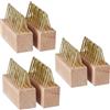 Relaxdays Spazzola per Erbacce Pulisci Fughe, Set da 6, Ricambio per Scope Rimuovi Muschio in Giardino, Naturale Ottone