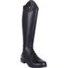 QHP Stivali da equitazione Romy Junior | Taglia 32-40 | Facile da regolare | Comodo da indossare, colore QHP: nero, Nero , 39 EU