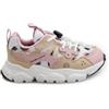 FLOWER MOUNTAIN YAMANO 15497 Cipria Rose Black Sneakers Scarpe Bambina Vegan 26