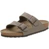 Birkenstock Unisex Arizona Sandal,Stone Birkibuc,36 N EU