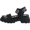 Buffalo JoJo Donna Infradito Nero EU40 Similpelle