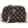 GUESS Noelle Crossbody Camera Bag Mocha Logo