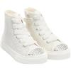 Lelli Kelly LK4177 (BI01) Clizia Bianco Pizzo Diamante Stivali Baseball, bianco, 32 EU