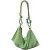 JQWSVE Borsa da donna con strass chic Bling borsa da sera lucida Hobo borsa a tracolla scintillante per feste e cene di nozze, Grande-verde