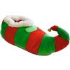 SlumberzzZ Adulti/Unisex/Uomo/Signore Novità Natale Elfo Pantofole con Campana, multicolore, X-Large