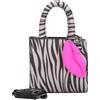 Buffalo Boxy30 Zebra Kiss Grey, Cross Donna