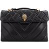 Kurt Geiger London Borsa LEATHER KENSINGTON X BAG LEATHER KGA1470400109-00 nero KURT GEIGER
