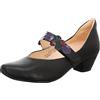 THINK! Aida nachhaltige Wechselfußbett, Scarpe con Tacco Donna, 0010 Schwarz/Kombi, 38.5 EU