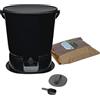skaza Exceeding Expectations. Skaza Bokashi Essential - Pattumiera biologica da cucina (15,3 litri) + base - Secchio per compost cucina e giardino in plastica riciclata - Starter Set + incl. 1 kg di avviamento per fermentazione