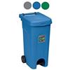 Stefanplast BIDONE CARRELLATO per IMMONDIZIA 80 LT - 51x40x80h Urban Eco System Blue