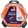 Husqvarna 597669231 - Filo per decespugliatore, 3 mm/56 m, colore: arancione/traslucido