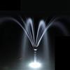AMUR POMPA SOLARE PER LAGHETTO - POMPA PER STAGNO Oasis 200-3 Li&LED - POMPA D'ACQUA SOLARE - FONTANA D'ACQUA - POMPA D'ACQUA AD ENERGIA SOLARE con BATTERIA e LUCE LED con telaio in alluminio