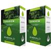 Emeraldgreen Emerald SHADOW, Semi Prato Resistente all'Ombra, Crescita Rapida, Colore Intenso, Alta Resistenza a Calpestio e Malattie, Ideale per Giardini e Zone Difficili, 1kg x 40mq (2, kg)