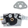 Realman 531002419 Gruppo carburatore per Husqvarna Erba Trimmer 125E 125LD 125R 125RD 132L 132LD 132R 132RD Walbro Carb WYK-10D