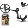 XP Metal Detectors Deus II WS6 Master 11 Pollici Resistente alle intemperie Multifrequenza, ideale Caccia Tesori reliquie, Cuffie Wireless WS6 Asta Telescopica S
