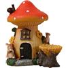 SZLIFE Decorazione per casetta da Giardino delle Fate, Scultura in Resina, Ornamento Compatto per Paesaggio, Accessori per casa delle Bambole, Balcone e