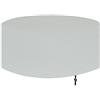 AXFZZRS Copertura per Mobili da Giardino, Telo Protettivo Rotonda per Tavolo e Sedie da Esterni, 420D Oxford, Impermeabile & Antipolvere & Anti-UV & Resistente allo Strappo - Grigio (150x80cm)