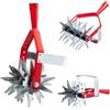Kadax Star Mill con Jätemesser, Garden Milling Machine, briciole allentare il bo-Den, coltivatore giardino, prato zappa a rullo, briciole in acciaio, coltivatore di rotoli (senza gambo)