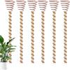 Generico Copper Garden Stakes - Copper Wire 12 Inch | 6PCS Electroculture Coppers Coil Antennas, Long Garden Stakes | Electronic Planting Accessory For Indoor And Outdoor Gardening, Plant Growth Enhancement