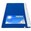 Tex family Tenda da Sole Vertigo Tex Family Bluette Unito 100% Poliestere Impermeabile Idrorepellente Tinto Filo Occhielli Acciaio Frangia - Cm. 150x250