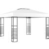 vidaXL Gazebo da Giardino 3x3 m Bianco