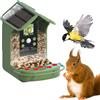 EASYPIX BirdyCam - Mangiatoia con macchina fotografica, energia solare, foto e video HD di uccelli, mangiatoia per giardino