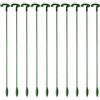 Generic Paletti per piante da interno, Paletti da giardino - Bastoncini di supporto per piante da giardino 10 pezzi - Palo da giardino, tubo di collegamento, anelli di supporto per gabbia per piante per pomod