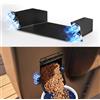 GUSUCIN Scivolo per griglia Traeger, scivolo magnetico per raccogliere facilmente pellet, accessori per griglie Traeger Ironwood 885, Pro Series 34, Pro Series 22, Pro D2 575, Pro 780 (metallo)