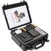 ClearFragrans Metal Detector - Set professionale per scanner di diamanti dorati, con display LCD, portata 990 m, profondità 16 m, ricaricabile, alta precisione, cacciatore di tesori in metallo sotterraneo (EU)