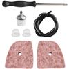 EasyByMall Kit di ricambi per decespugliatore Stihl serie FS94 e KM94 - Filtro carburante, filtro aria, maniglia, tubo carburante, lampadina primer (1 set)
