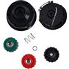 Hujago 1911-9000-01 - Testina per decespugliatore McCulloch 275 300651 753-05127 ST285 Z830SB Homelite BC25L BC900 C300 D630CD D825CA HBC28 HTL17C K100 K100 K100 300 K. 400 ST145 UT15151 UT20697 (per