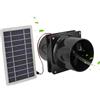 Agatige Ventola di Scarico a energia Solare per Tubo Rotondo, Pannello Solare da 10 W 12V Kit Ventilatore da Ventilazione da 100 mm per Piccoli pollai Esterni, Serra, capannoni, Case per