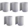 PINTO FERRAMENTA E-COMMERCE Pinto FERRAMENTA Striscia Frangivento Frangisole Rattan Schermatura Privacy Balcone Ringhiera Cancelli Terrazzi Pannelli Recinzioni Esterno PVC h19cm x 2.0mt Fascette Omaggio (5, Bianco)