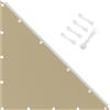 IOAOI Tenda a Vela, impermeabile, 2 x 2,5 x 3,2 m, triangolo ad angolo retto, tenda da sole, tettoia, 95% di protezione UV con corda gratuita, tenda da sole per esterni, giardino, terrazza, cortile